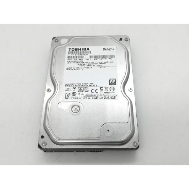 中古】TOSHIBA DT01ABA100V 1TB/5700rpm/32MB/6Gbps【DS秋葉】保証期間 