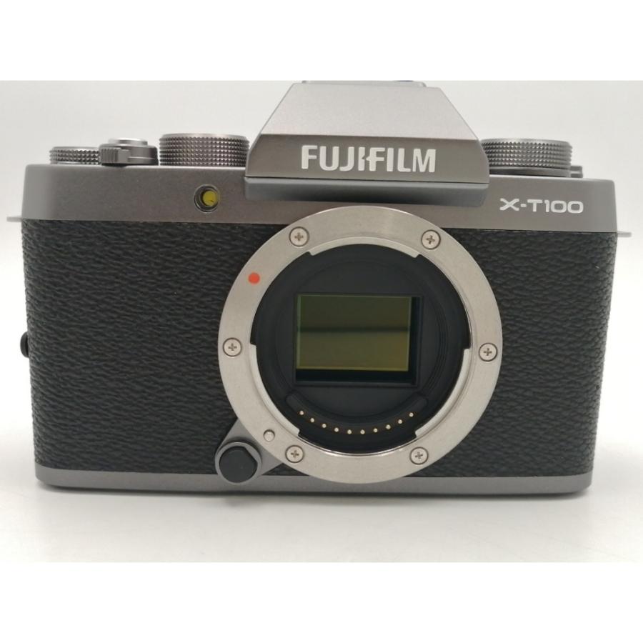 【中古】FujiFilm FUJIFILM X-T100 レンズキット ダークシルバー【ECセンター】保証期間１ヶ月【ランクA】_2