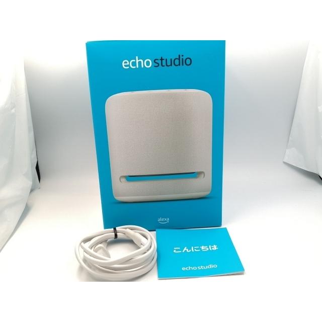 中古】Amazon Echo Studio(第2世代) グレーシャーホワイト【ECセンター