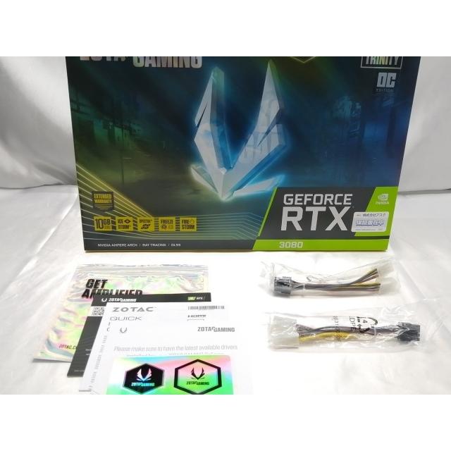 中古】ZOTAC GAMING GeForce RTX 3080 Trinity OC（ZT-A30800J-10P