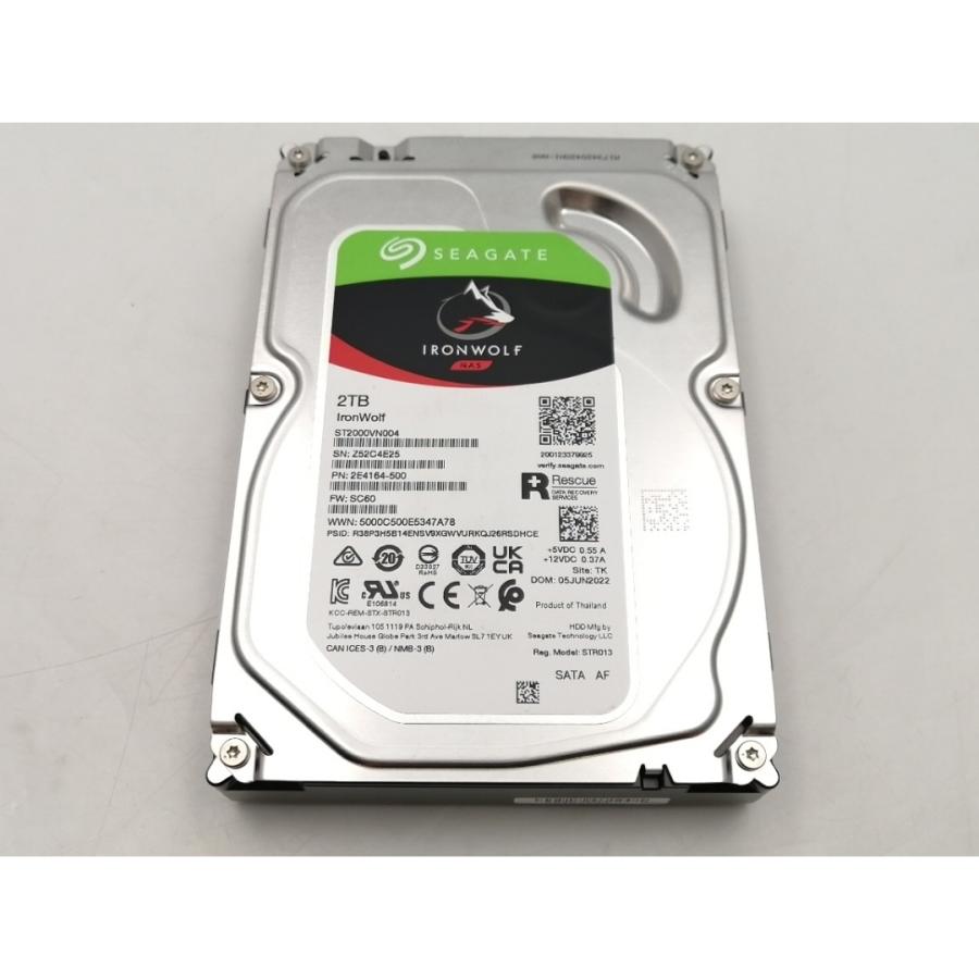 中古】Seagate ST2000VN004 IronWolf 2TB/5900rpm/64MB/6Gbps【EC