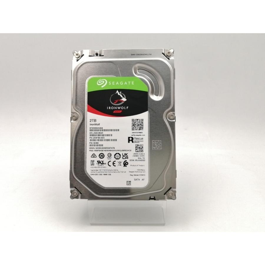 中古】Seagate ST2000VN004 IronWolf 2TB/5900rpm/64MB/6Gbps【EC
