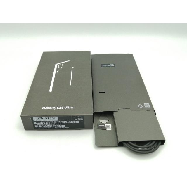 【中古】SAMSUNG 国内版 【SIMフリー】 Galaxy S25 Ultra チタニウムブラック 12GB 256GB SM-S938Q【ECセンター】保証期間１ヶ月【ランクA】の画像