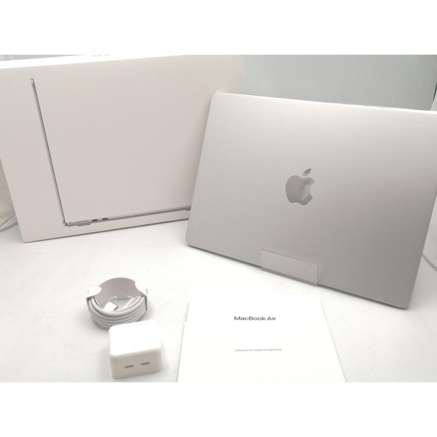 【中古】Apple MacBook Air 13インチ CTO (M3,2024) シルバー M3(CPU:8C/GPU:10C)/16G/1T【ECセンター】保証期間１ヶ月【ランクA】の画像