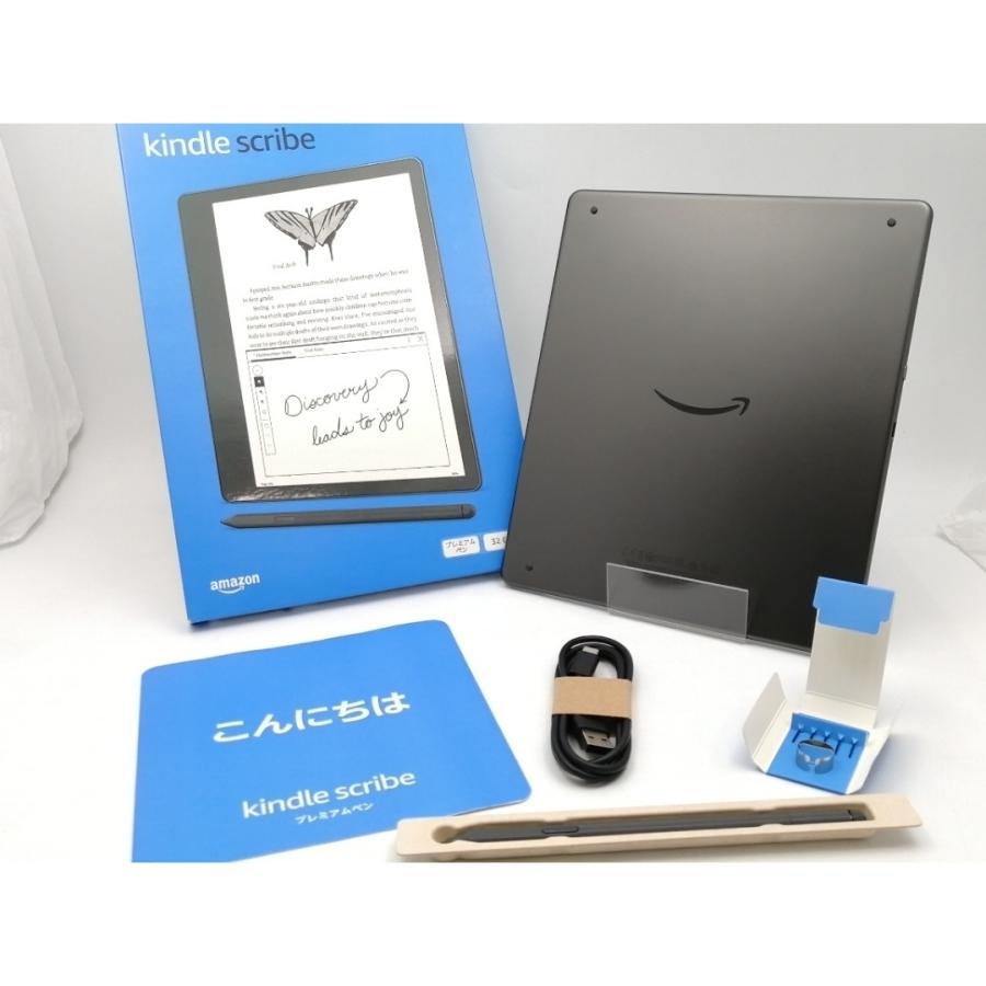 【美品】Kindle Scribe 2022 プレミアムペンつき　32GB 中古】Amazon Kindle Scribe (2022) 32GB プレミアムペン付き【EC