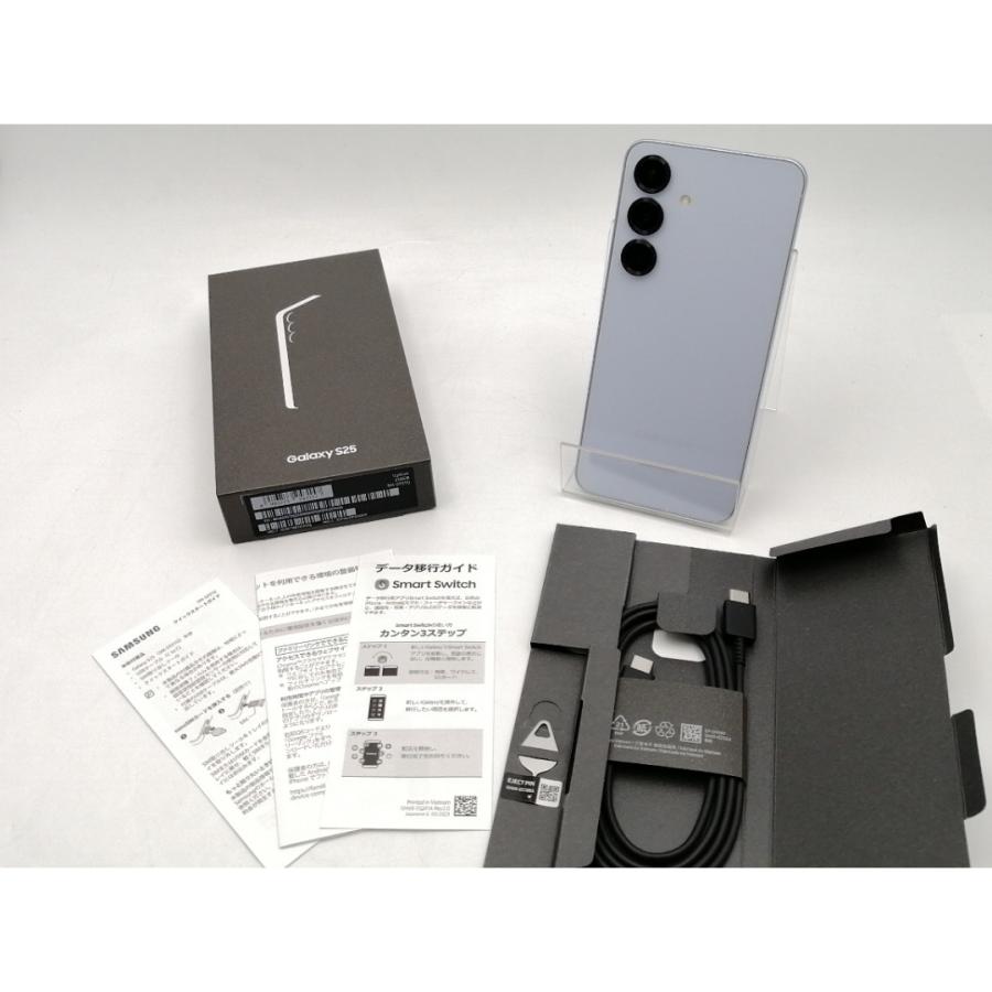 中古】SAMSUNG 国内版 【SIMフリー】 Galaxy S25 アイシーブルー 12GB