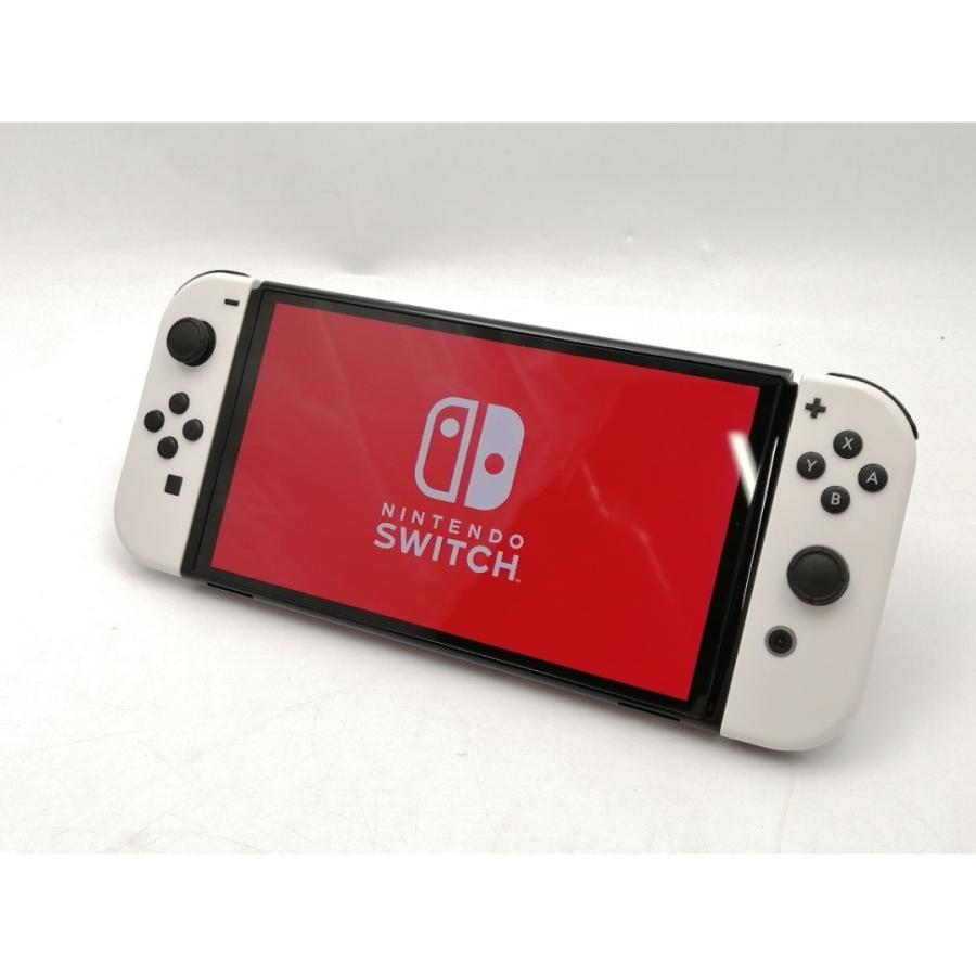 中古】Nintendo Switch 本体 (有機ELモデル) HEG-S-KAAAA ホワイト