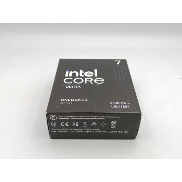 未使用】Intel Core Ultra 7 270K Plus (3.7GHz) Box LGA1851/24C(P:8C