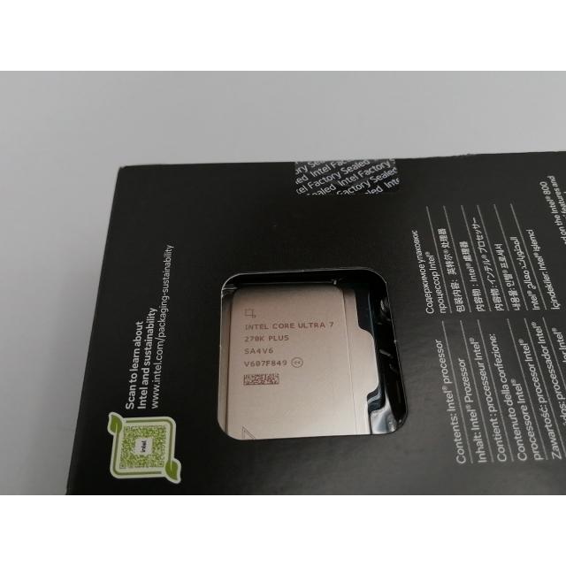 未使用】Intel Core Ultra 7 270K Plus (3.7GHz) Box LGA1851/24C(P:8C