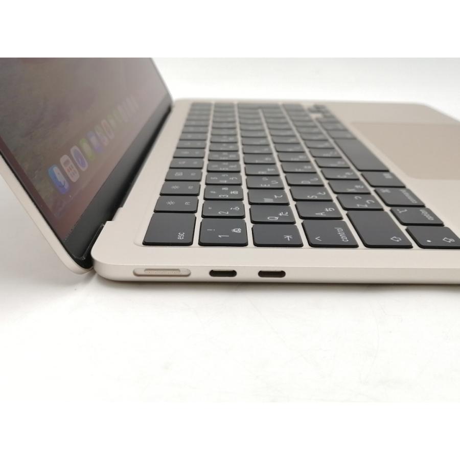 【中古】Apple MacBook Air 13インチ CTO (M2,2022) スターライト M2(CPU:8C/GPU:8C)/16G/512G/35W AC(USB-Cx2)【ECセンター】保証期間１ヶ月【ランクA】の画像