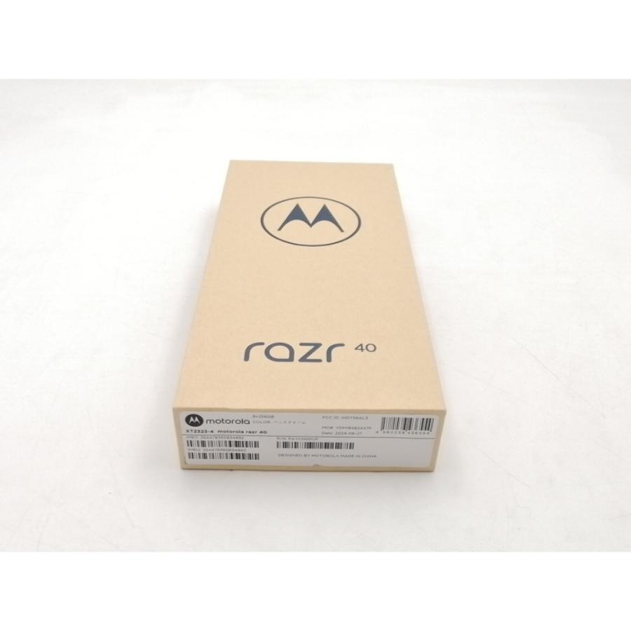 未使用】MOTOROLA 国内版 【SIMフリー】 motorola razr 40 バニラ