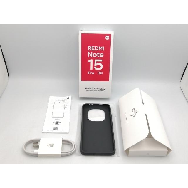 中古】Xiaomi 国内版 【SIMフリー】 Redmi Note 15 Pro 5G ブラック