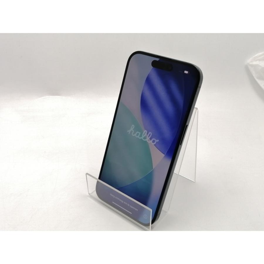 【中古】Apple SoftBank 【SIMフリー】 iPhone 15 Pro 128GB ブルーチタニウム MTUA3J/A【ECセンター】保証期間１ヶ月【ランクB】の画像