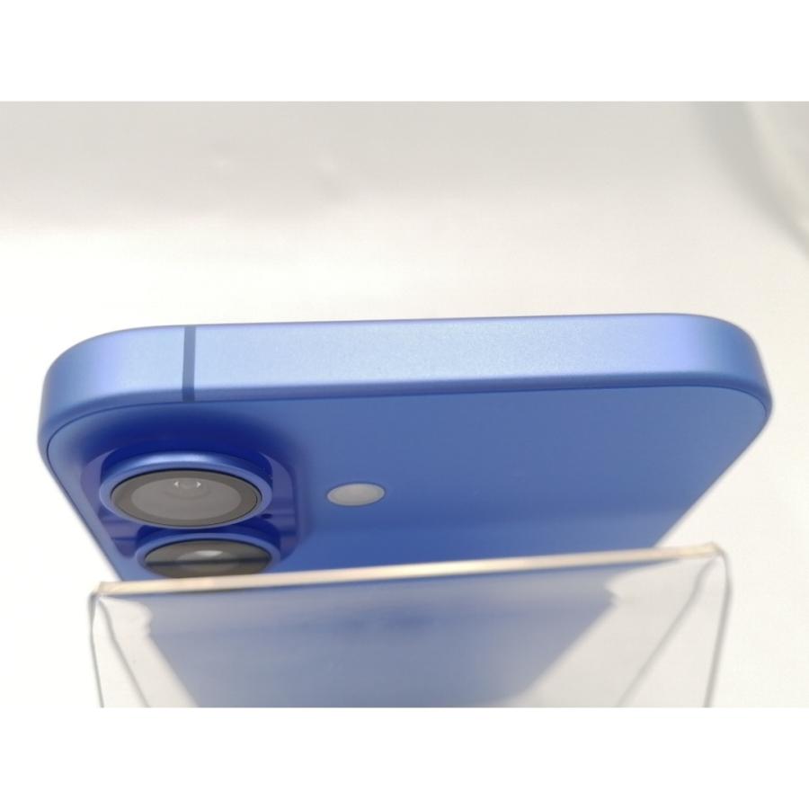 【中古】Apple 楽天モバイル 【SIMフリー】 iPhone 16 128GB ウルトラマリン MYDU3J/A【ECセンター】保証期間１ヶ月【ランクA】の画像