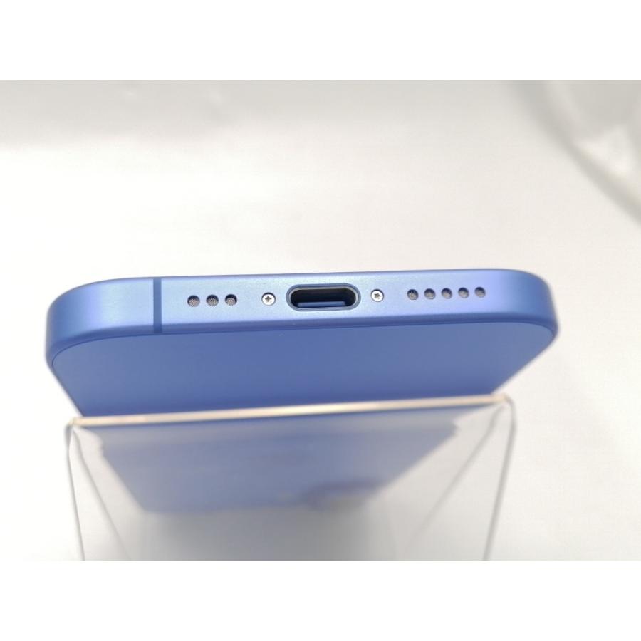 【中古】Apple 楽天モバイル 【SIMフリー】 iPhone 16 128GB ウルトラマリン MYDU3J/A【ECセンター】保証期間１ヶ月【ランクA】の画像