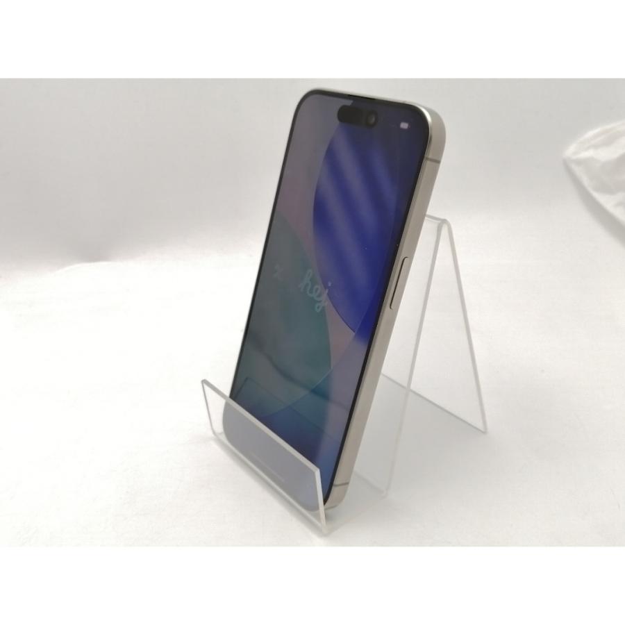 【中古】Apple 国内版 【SIMフリー】 iPhone 15 Pro 128GB ナチュラルチタニウム MTU93J/A【ECセンター】保証期間１ヶ月【ランクB】の画像