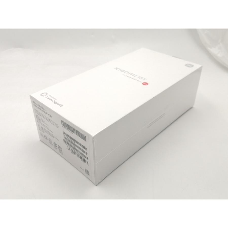 未使用】Xiaomi 国内版 【SIMフリー】 Xiaomi 15T ブラック 12GB 256GB