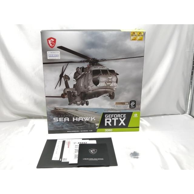 中古】MSI GeForce RTX 3080 SEA HAWK X 10G LHR RTX3080(LHR)/10GB