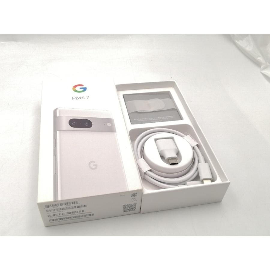 【中古】Google UQmobile 【SIMフリー】 Pixel 7 スノー 8GB 128GB G03Z5【ECセンター】保証期間１ヶ月【ランクA】の画像