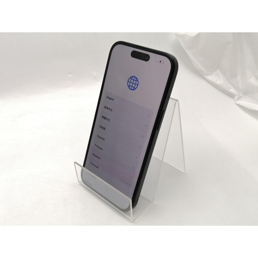 【中古】Apple SoftBank 【SIMフリー】 iPhone 15 128GB ブラック MTMH3J/A【ECセンター】保証期間１ヶ月【ランクB】の画像