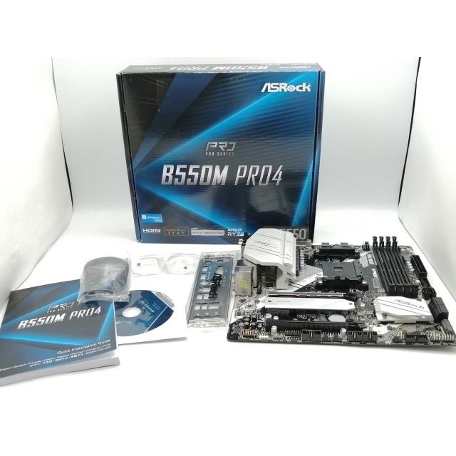 中古】ASRock B550M Pro4 B550/AM4/MicroATX【ECセンター】保証期間1