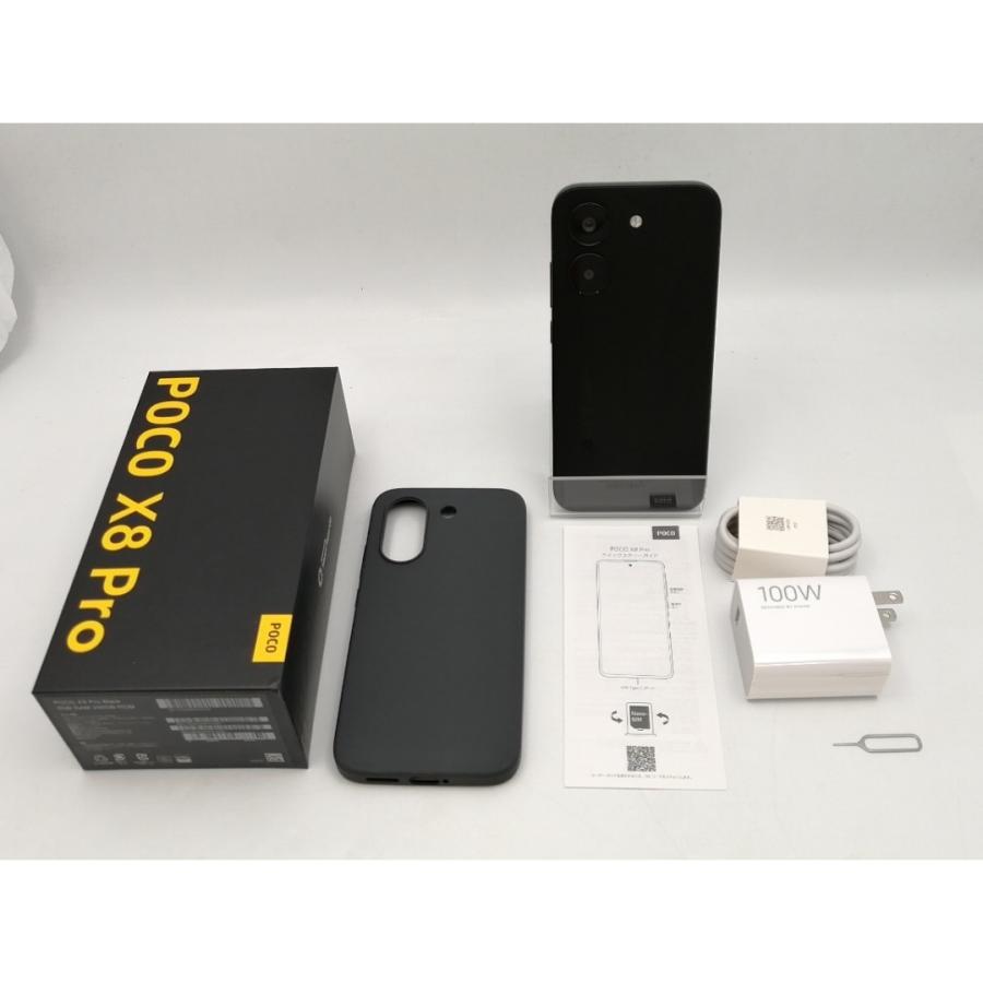 中古】Xiaomi 国内版 【SIMフリー】 POCO X8 Pro ブラック 8GB 256GB