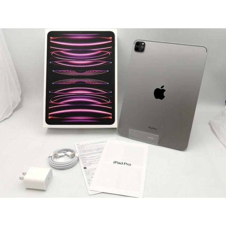【中古】Apple 【Wi-Fi】 11インチ iPad Pro（第4世代/2022） 256GB スペースグレイ MNXF3J/A【ECセンター】保証期間１ヶ月【ランクB】の画像