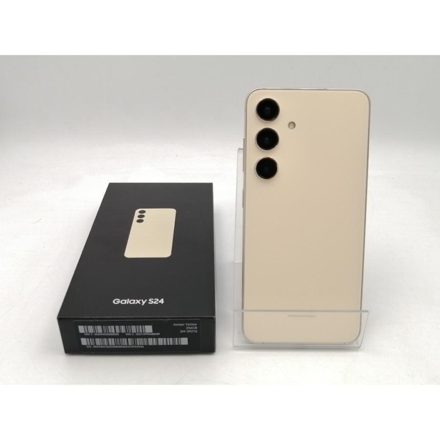 中古】SAMSUNG 国内版 【SIMフリー】 Galaxy S24 アンバーイエロー 8GB