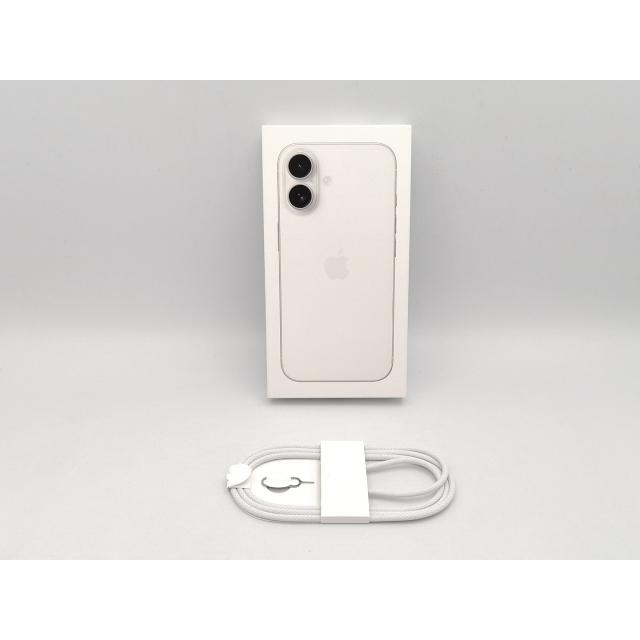 中古】Apple 国内版 【SIMフリー】 iPhone 16 256GB ホワイト MYDX3J/A