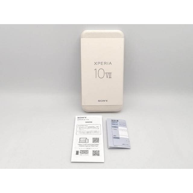 【中古】SONY 国内版 【SIMフリー】 Xperia 10 VII チャコールブラック 8GB 128GB XQ-FE44【ECセンター】保証期間１ヶ月【ランクA】の画像
