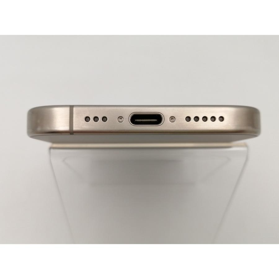 【中古】Apple 国内版 【SIMフリー】 iPhone 15 Pro 256GB ナチュラルチタニウム MTUF3J/A【ECセンター】保証期間１ヶ月【ランクA】の画像