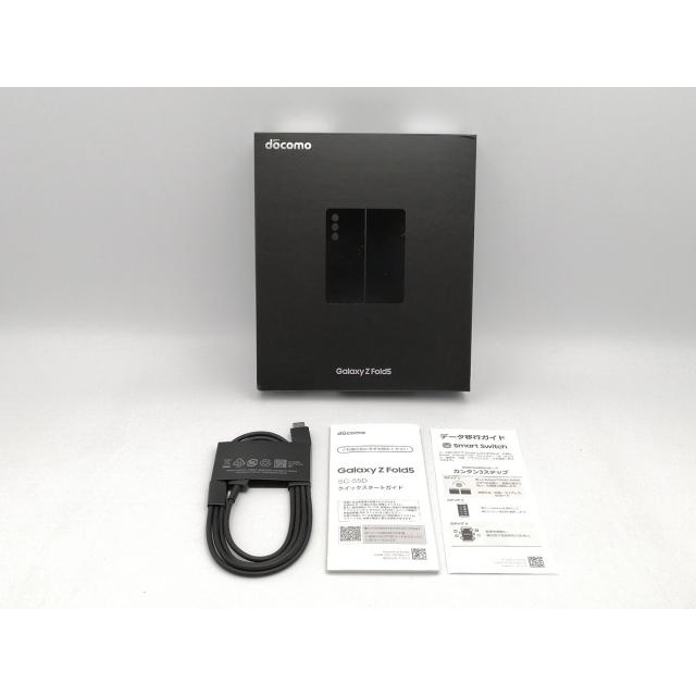 【中古】SAMSUNG docomo 【SIMフリー】 Galaxy Z Fold5 ファントムブラック 12GB 512GB SC-55D【ECセンター】保証期間１ヶ月【ランクA】の画像