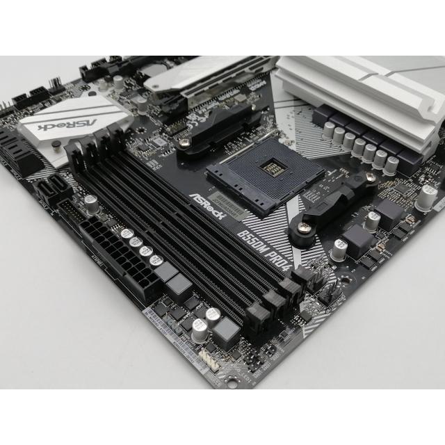 中古】ASRock B550M Pro4 B550/AM4/MicroATX【ECセンター】保証期間1