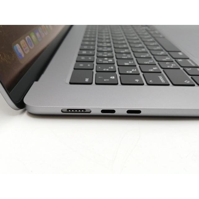 【中古】Apple MacBook Air 15インチ  M3(CPU:8C/GPU:10C) 16GB/512GB スペースグレイ MXD13J/A (15インチ, M3, 2024)【ECセンター】保証期間１ヶ月【ランクA】の画像