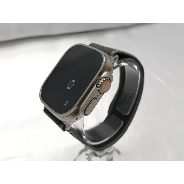 【中古】Apple Apple Watch Ultra2 49mm Cellular チタニウムケース/ブルー/ブラックトレイルループ(M/L) MRF63J/A【ECセンター】保証期間１ヶ月【ランクB】