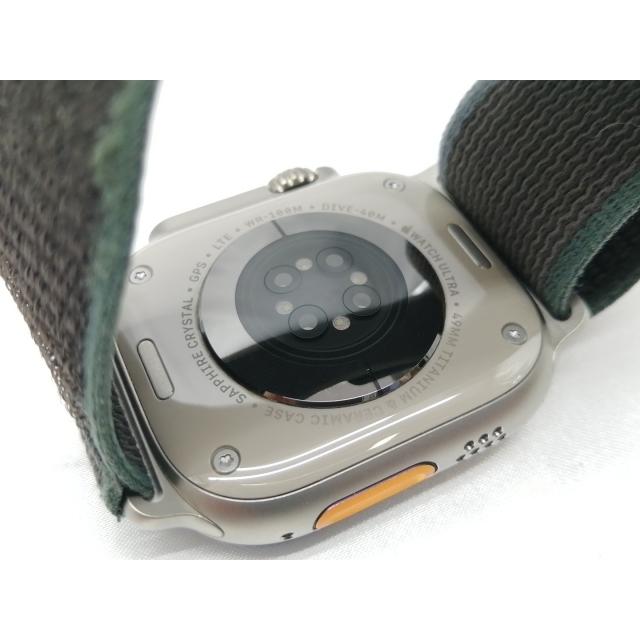 【中古】Apple Apple Watch Ultra2 49mm Cellular チタニウムケース/ブルー/ブラックトレイルループ(M/L) MRF63J/A【ECセンター】保証期間１ヶ月【ランクB】の画像