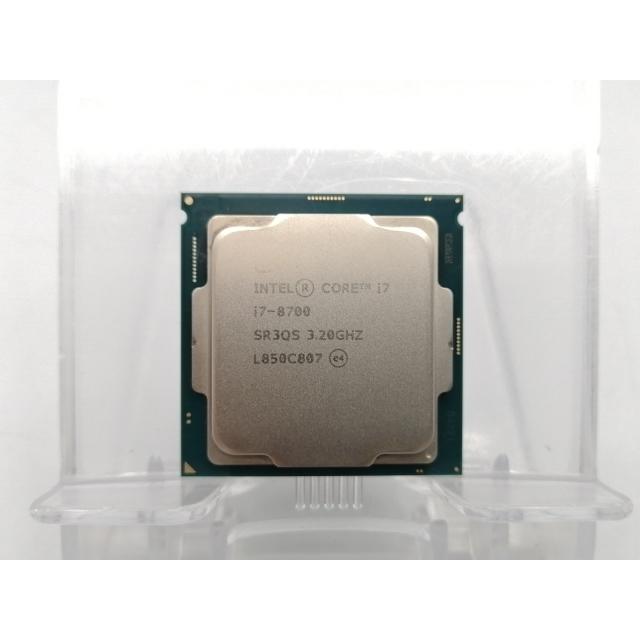 中古】Intel Core i7-8700 (3.2GHz/TB:4.6GHz) bulk LGA1151/6C/12T/L3