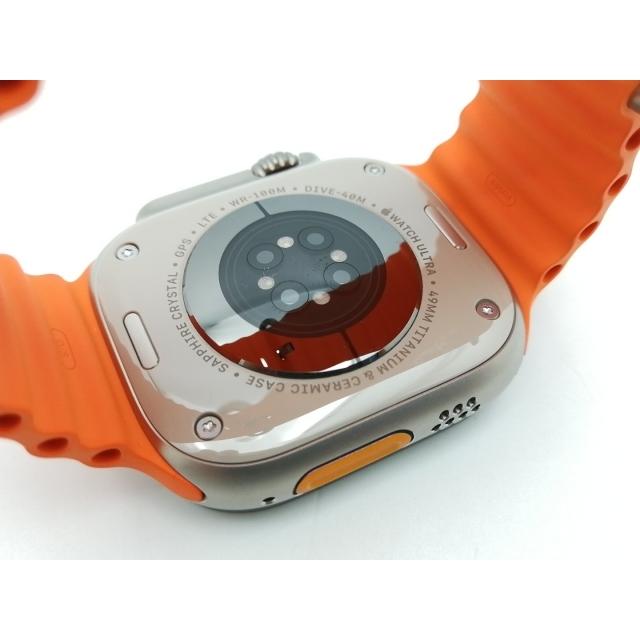 【中古】Apple Apple Watch Ultra2 49mm Cellular チタニウムケース/オレンジオーシャンバンド MREH3J/A【ECセンター】保証期間１ヶ月【ランクA】の画像