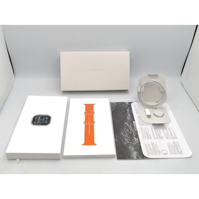 【中古】Apple Apple Watch Ultra2 49mm Cellular チタニウムケース/オレンジオーシャンバンド MREH3J/A【ECセンター】保証期間１ヶ月【ランクA】の画像