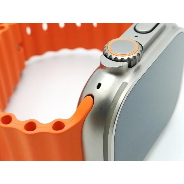 【中古】Apple Apple Watch Ultra2 49mm Cellular チタニウムケース/オレンジオーシャンバンド MREH3J/A【ECセンター】保証期間１ヶ月【ランクA】の画像