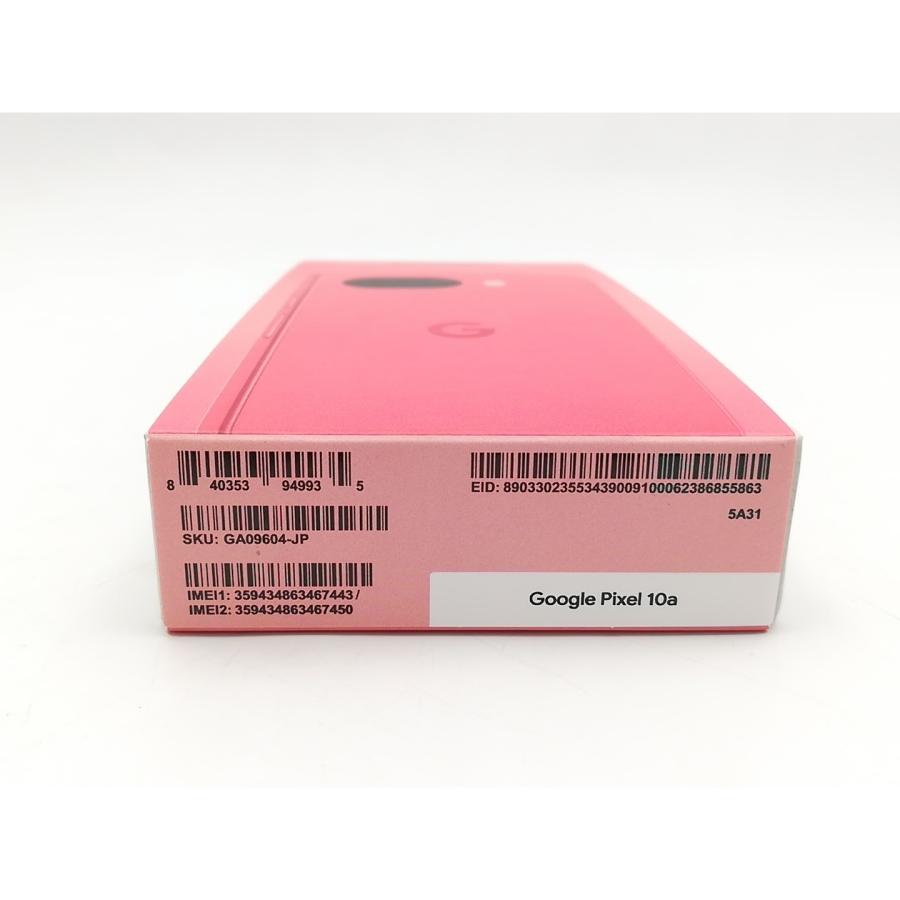 未使用】Google docomo 【SIMフリー】 Pixel 10a ベリー 8GB 128GB【EC