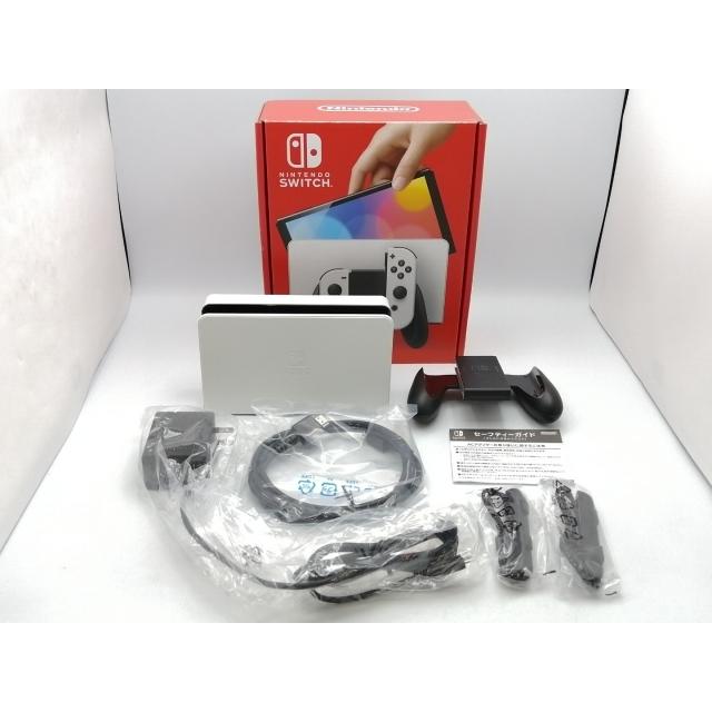 中古】Nintendo Switch 本体 (有機ELモデル) HEG-S-KAAAA ホワイト