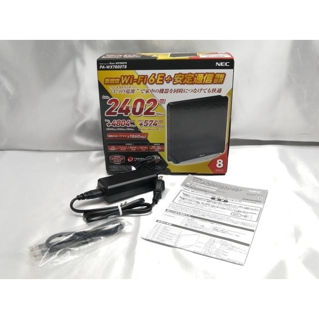 中古】NEC Aterm WX7800T8 (PA-WX7800T8) Wi-Fi6E(11ax)対応無線LAN