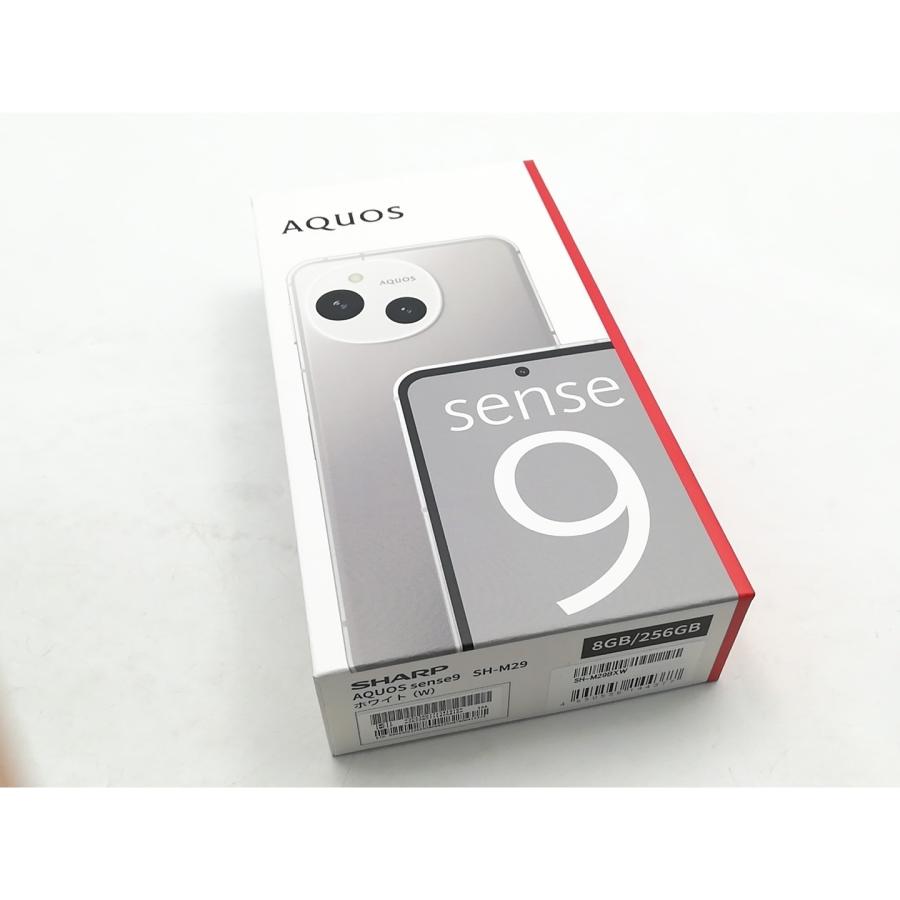未使用】SHARP 国内版 【SIMフリー】 AQUOS sense9 ホワイト 8GB 256GB