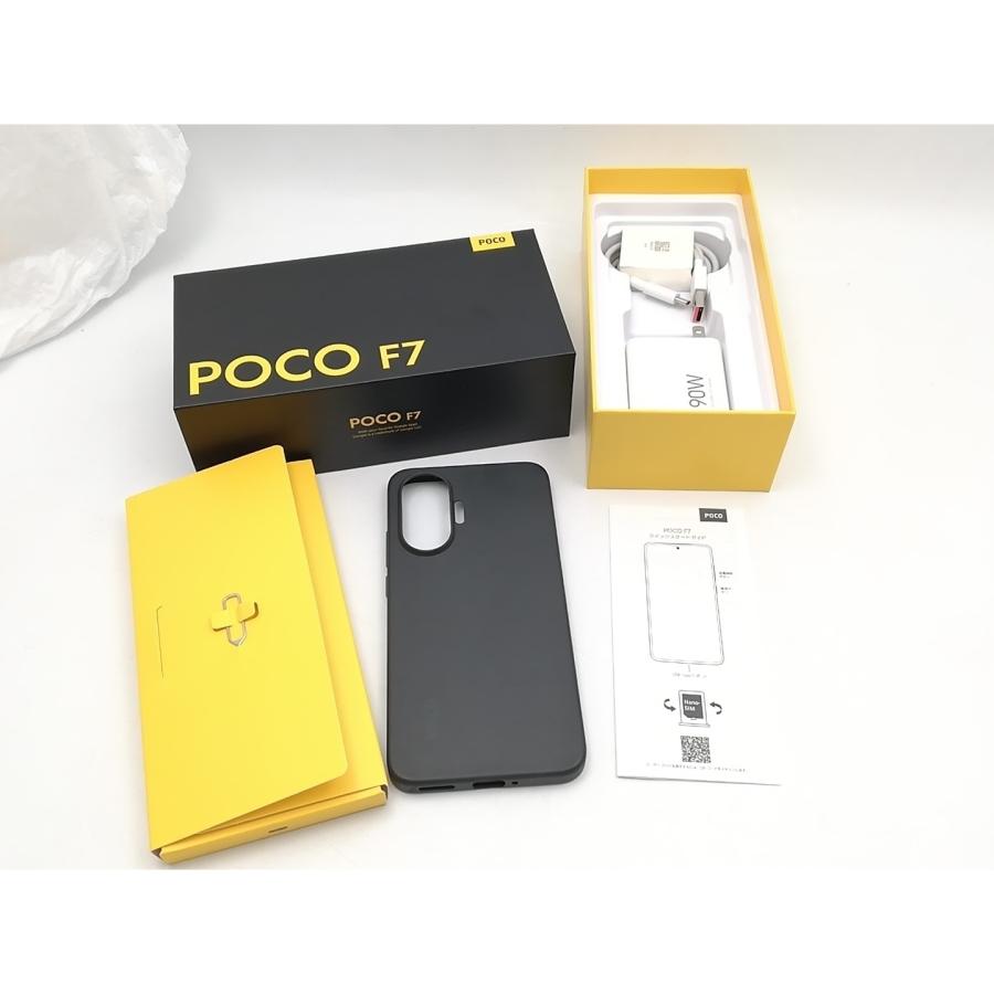 【未開封品】Xiaomi　POCO F7 ホワイト 12GB + 256GB 中古】Xiaomi 国内版 【SIMフリー】 Poco F7 ホワイト 12GB 256GB【EC