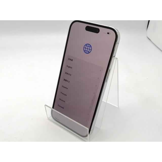 【中古】Apple 国内版 【SIMフリー】 iPhone 14 Pro 256GB シルバー MQ0Y3J/A【DS秋葉】保証期間１ヶ月【ランクC】の画像