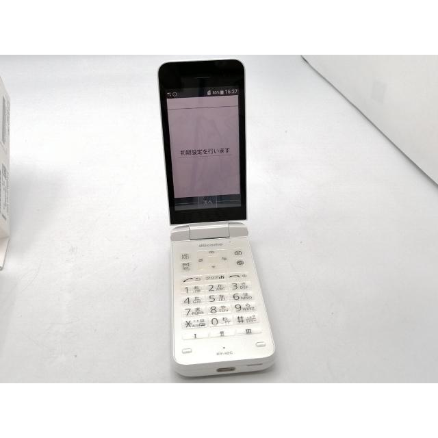 中古】KYOCERA docomo 【SIMフリー】 DIGNOケータイ ホワイト KY-42C