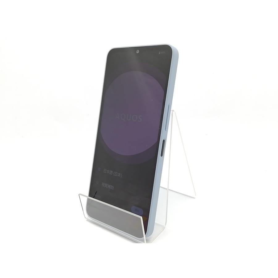 中古】SHARP docomo 【SIMフリー】 AQUOS wish4 ブルー 4GB 64GB SH