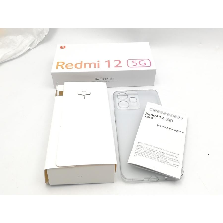 中古】Xiaomi UQmobile 【SIMフリー】 Redmi 12 5G 4GB 128GB スカイ