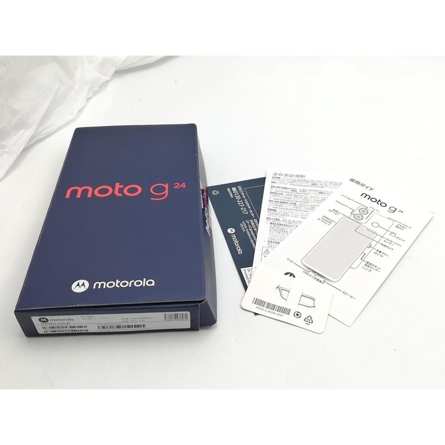 中古】MOTOROLA 国内版 【SIMフリー】 moto g24 アイスグリーン 8GB